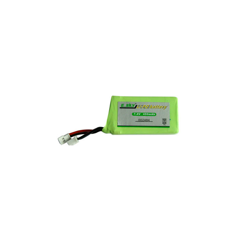 Teil für elektrische Hubschrauber Lipo -Batterie 7,4 Volt 450 mA | Scientific-MHD