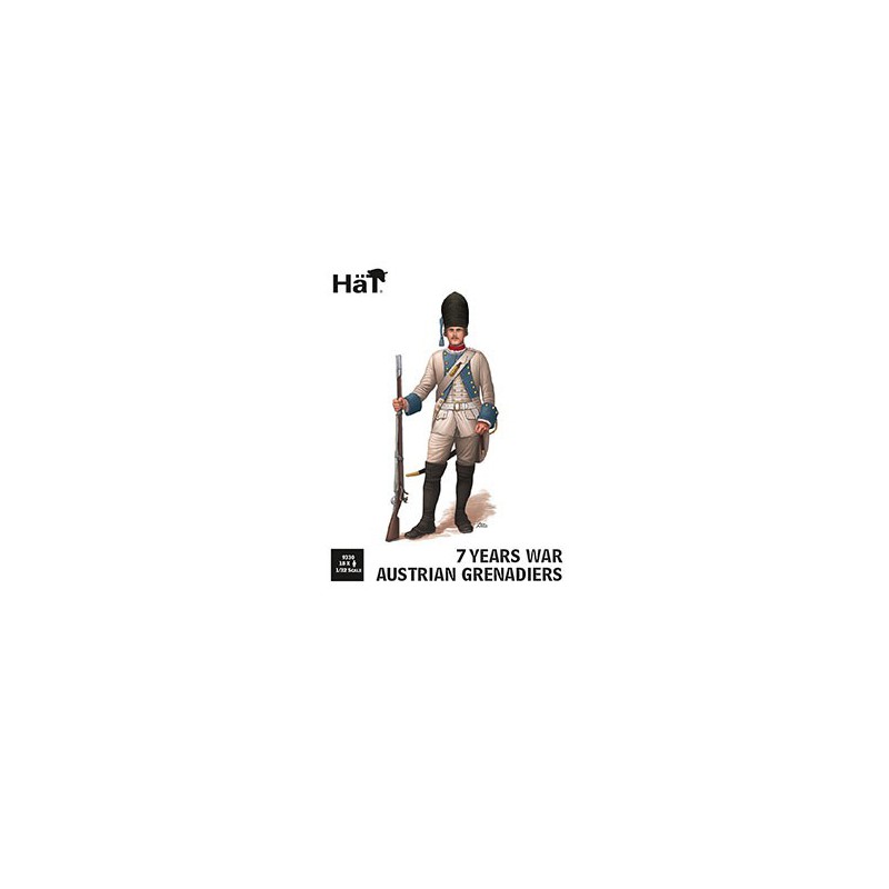 Figur 7 Jahre Krieg Österreichische Grenadiere 1/32 | Scientific-MHD