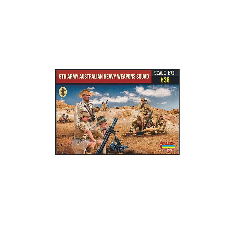 Figur 8. Australische Heavy Weapons Squad 1/72 | Scientific-MHD