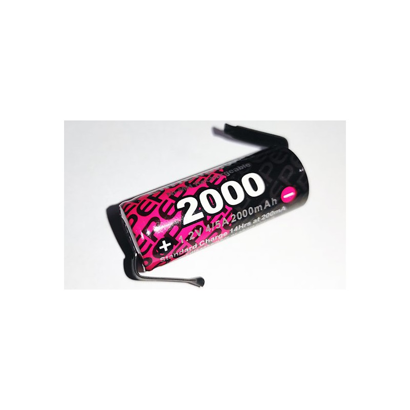NIMH -Batterie für Funk -kontrollierte AF 2000UV 17x43mm c. À s. | Scientific-MHD