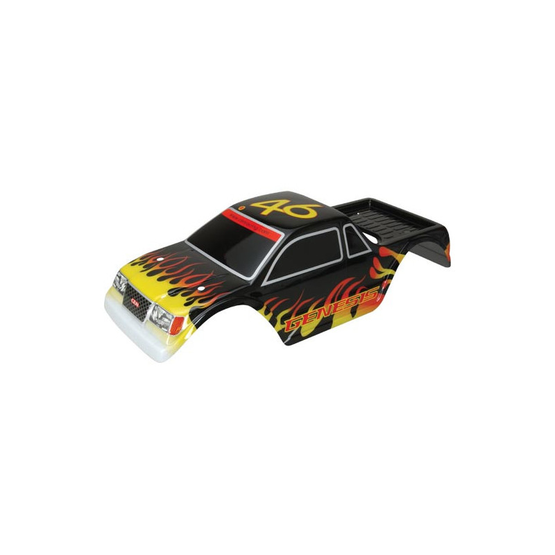 Stück für Monster Truck Thermal 1/16 CaroSserie Genesis Painte Noir | Scientific-MHD