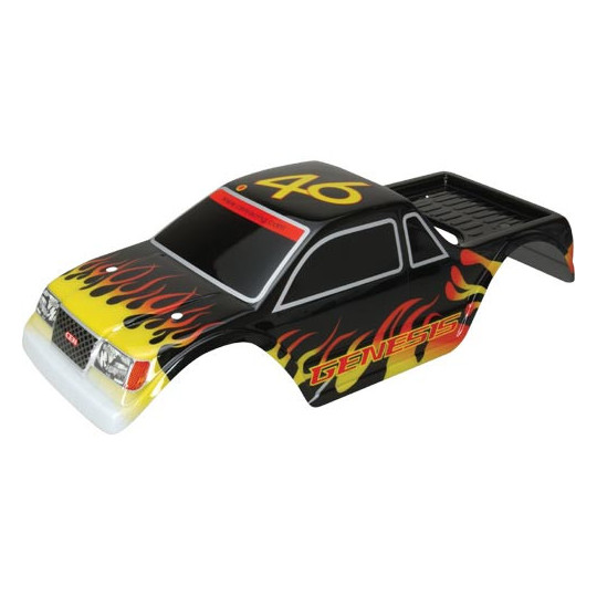 Stück für Monster Truck Thermal 1/16 CaroSserie Genesis Painte Noir | Scientific-MHD