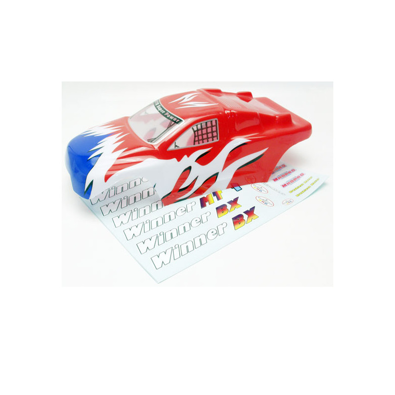 Elektroauto Raum alle Pfad 1/10 Roter Körper Truggy 1/10 | Scientific-MHD