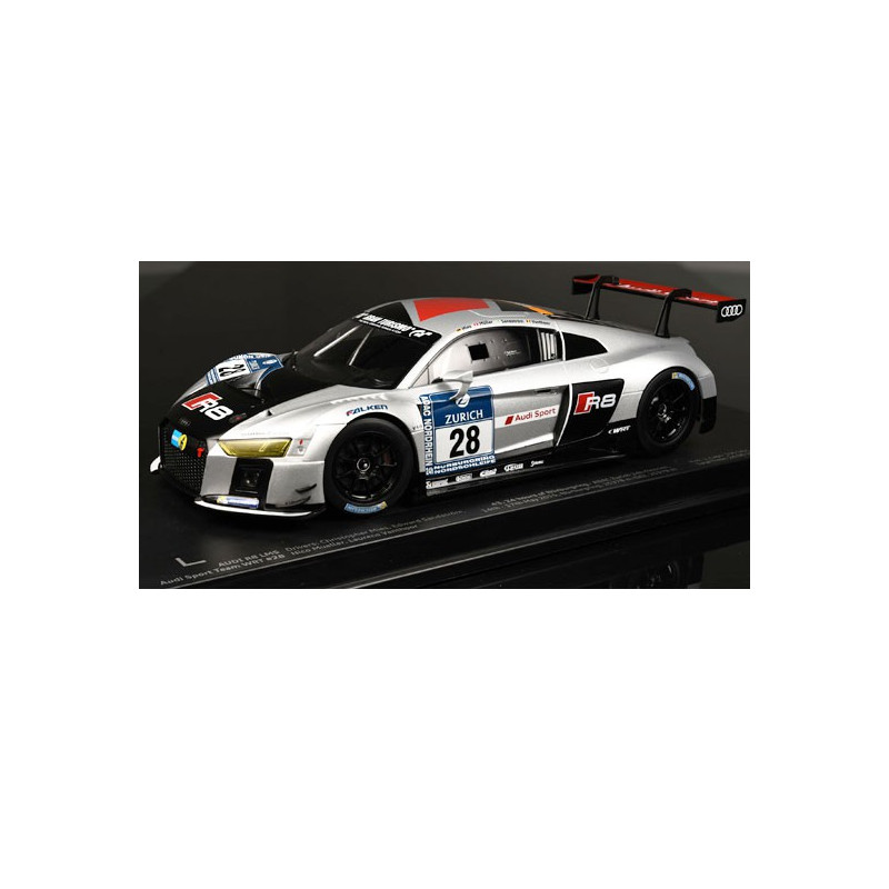 Miniaturauto -Würfel -Cast AT1/18 Audi R8 LMS Belgian Audi Club Team 24H NURB. 1/18 | Scientific-MHD
