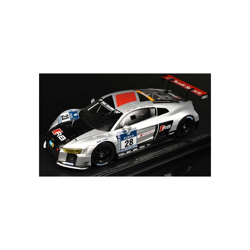 Miniaturauto -Würfel -Cast AT1/18 Audi R8 LMS Belgian Audi Club Team 24H NURB. 1/18 | Scientific-MHD
