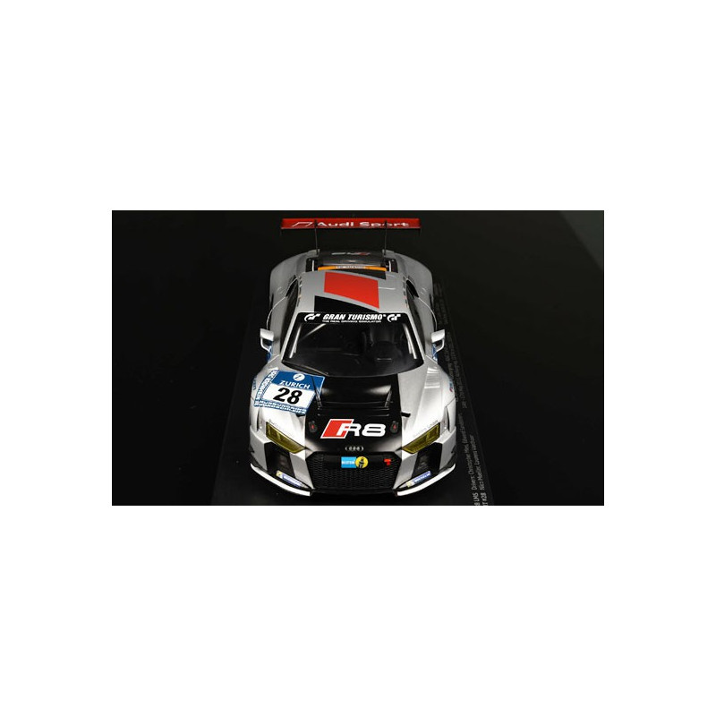 Miniaturauto -Würfel -Cast AT1/18 Audi R8 LMS Belgian Audi Club Team 24H NURB. 1/18 | Scientific-MHD