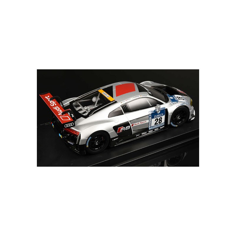 Miniaturauto -Würfel -Cast AT1/18 Audi R8 LMS Belgian Audi Club Team 24H NURB. 1/18 | Scientific-MHD
