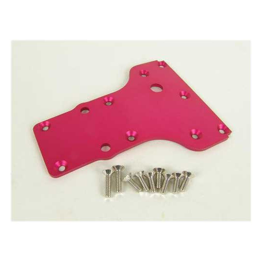 Stück für Monster Truck Thermal 1/16 Chassis Frontaluminiumrot | Scientific-MHD