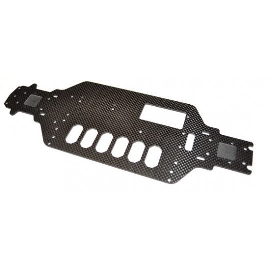 Teil für das elektrische Tracking -Auto 1/10 Carbon Chassis Track | Scientific-MHD