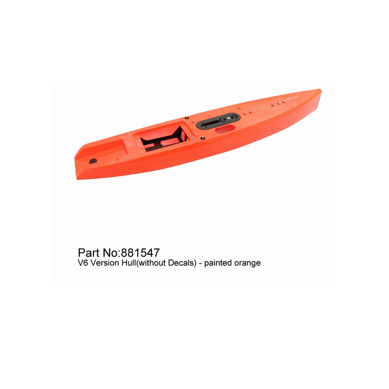 Teil für radio -kontrollierte Segelboot DF65 V6 Orange Case | Scientific-MHD