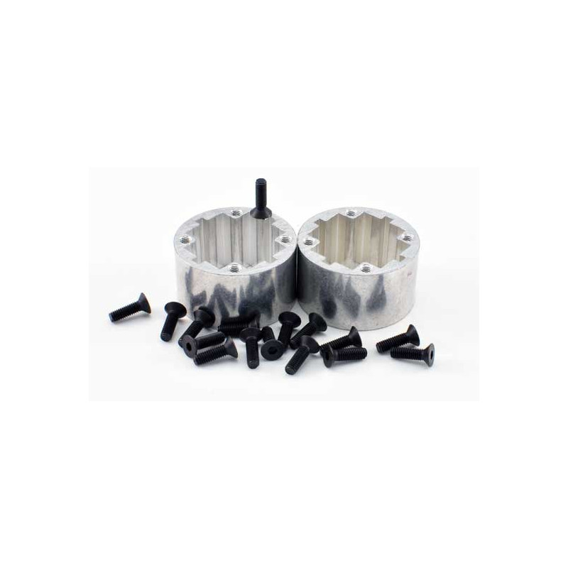 Stück für Monster Truck Thermal 1/16 Differentialkorps im Aluminium | Scientific-MHD