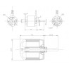 Elektromotor DM2825 KV950 Motor | Scientific-MHD