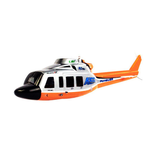 Teil für elektrische Hubschrauber Rumpf A-300 Orange & Silber | Scientific-MHD