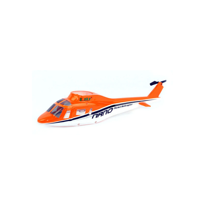 Teil für elektrische Hubschrauber -Rumpf Orange Model Nano | Scientific-MHD