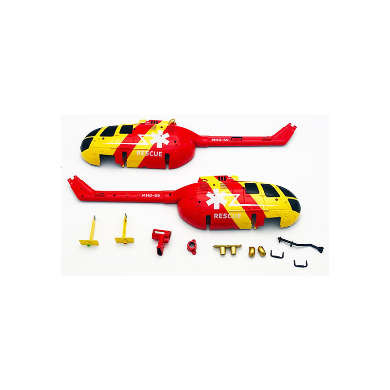 Stück für das elektrische Hubschraubergemälde gemalt C400 | Scientific-MHD