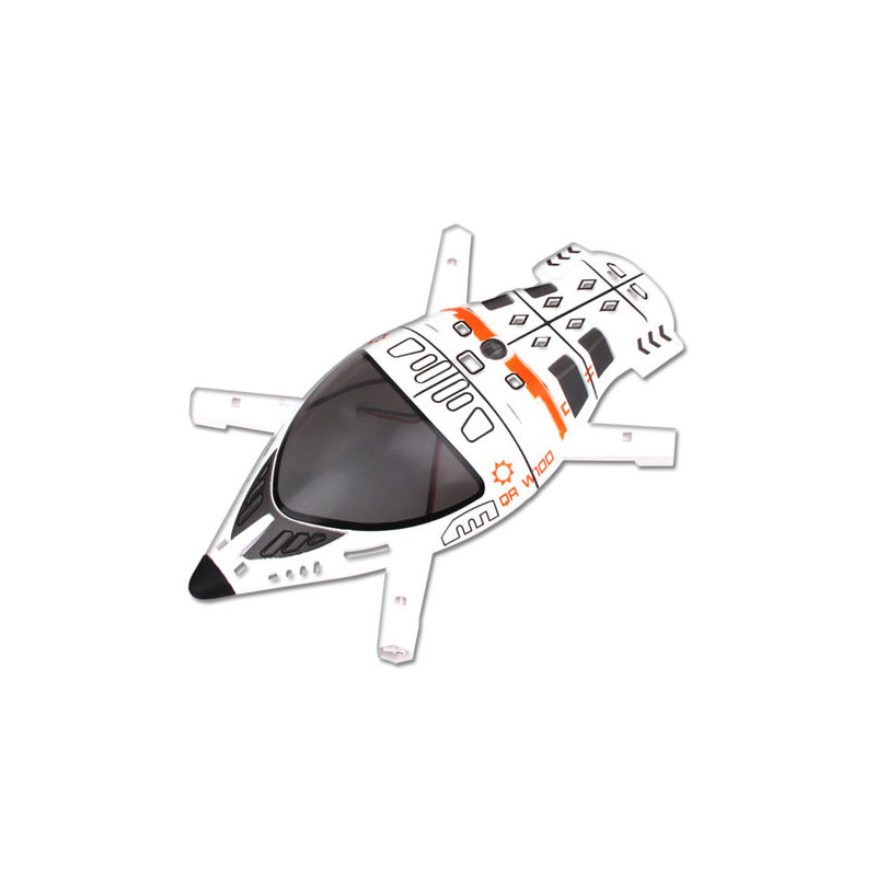 Teil für den elektrischen Hubschrauber Oberer Rumpf QR W100 | Scientific-MHD