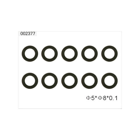 Teil für HB Electric Helicopter 5 x 8 x 0,1 | Scientific-MHD