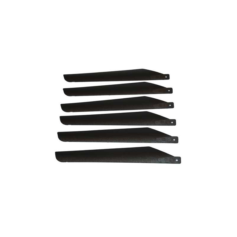 Stück für Hughes 500 Blades Ein elektrischer Hubschrauber (6 Teile) | Scientific-MHD