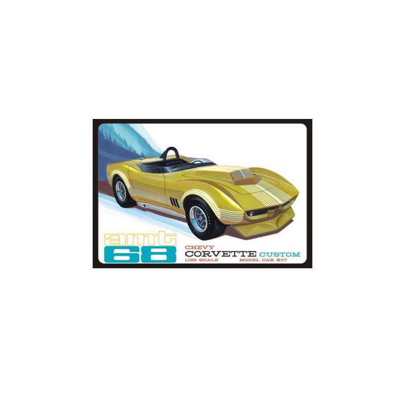 Chevy Corvette Custom 1968 1/25 Plastikautoabdeckung | Scientific-MHD