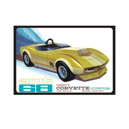 Chevy Corvette Custom 1968 1/25 Plastikautoabdeckung | Scientific-MHD Chevy Corvette Custom 1968 1/25 Plastikautoabdeckung | Scientific-MHD