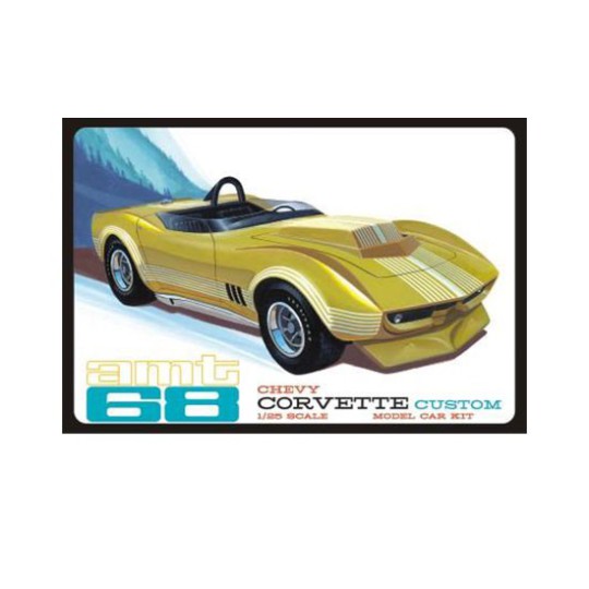 Chevy Corvette Custom 1968 1/25 Plastikautoabdeckung Chevy Corvette Custom 1968 1/25 Plastikautoabdeckung | Scientific-MHD