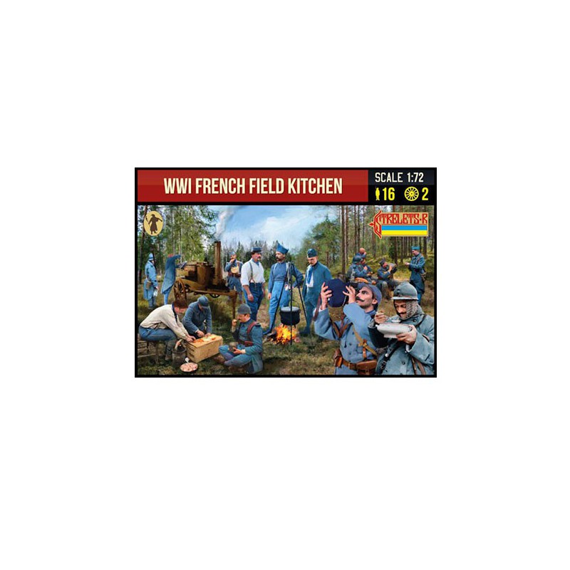 Figur am Ersten Weltkrieg französische Feld Küche 1/72 | Scientific-MHD