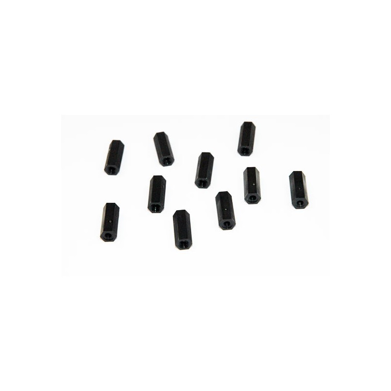 Schwarzer Nylon Frau/Weibchen M3x15 (10 PS) | Scientific-MHD