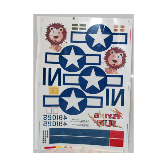 Teil für Flugzeuge P-47-Aufkleberplatte | Scientific-MHD