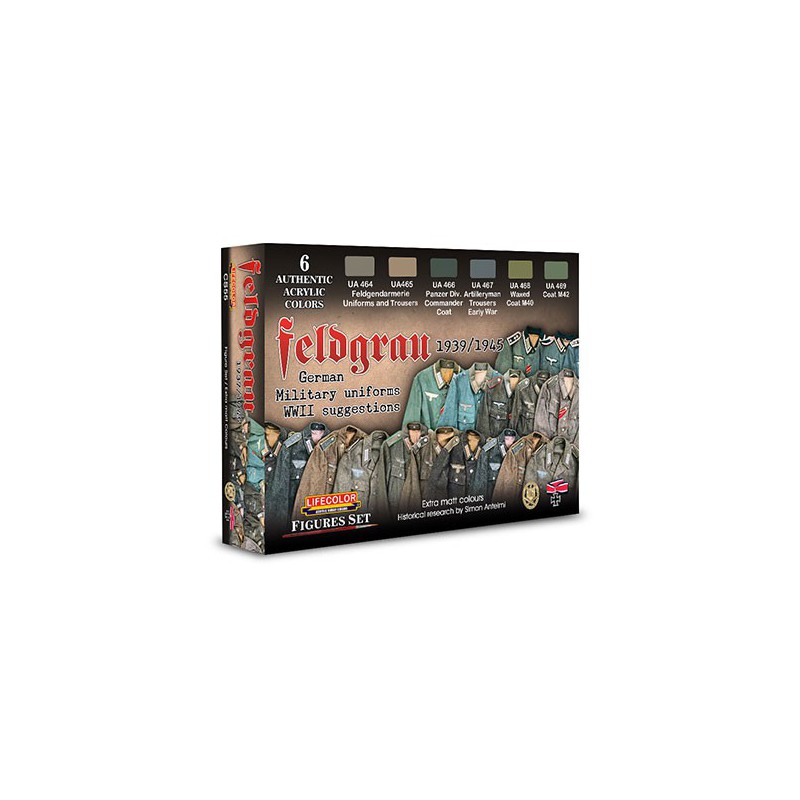 Acrylmalerei Feldgrau 1939/1945 Deutsche Uniformmen | Scientific-MHD