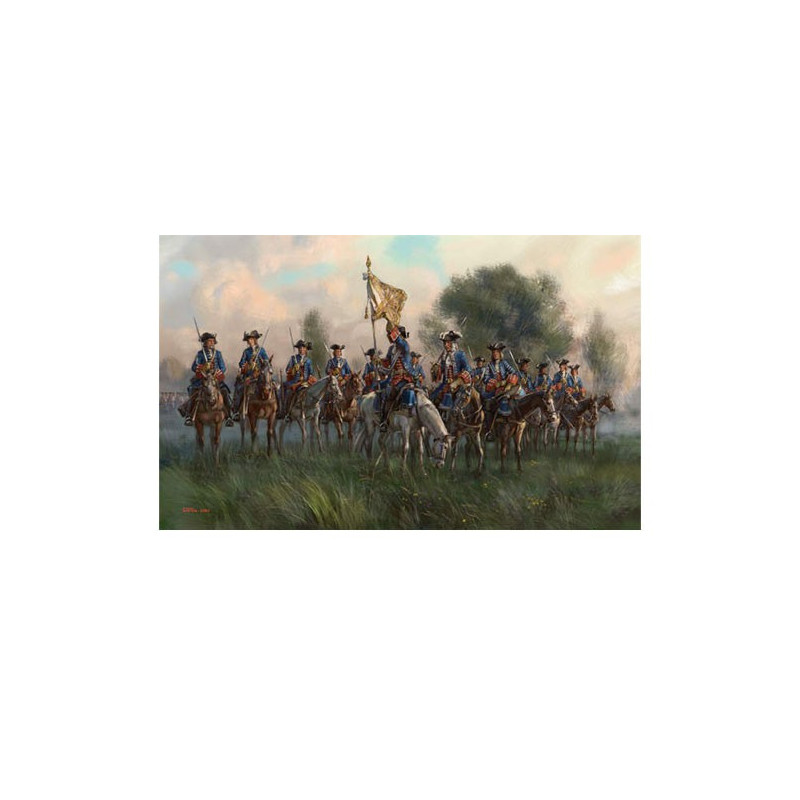Figurer französischer Spätkrieg Dracoons in Reserve 1/72 | Scientific-MHD
