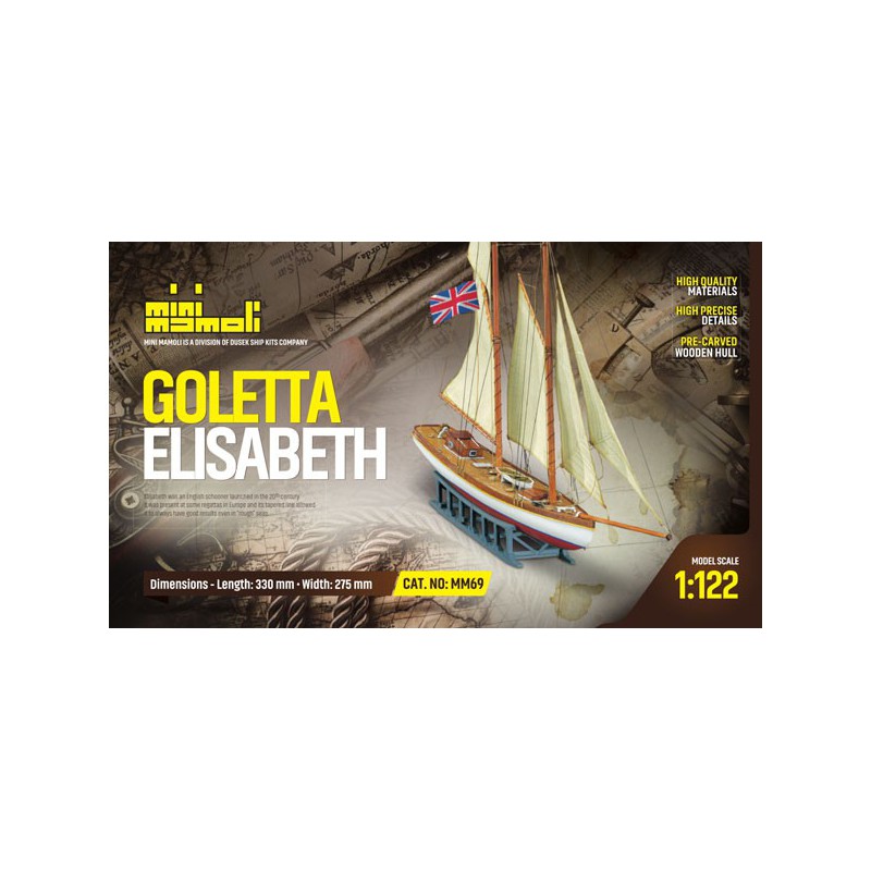 Statische Boot Goletta Elisabeth | Scientific-MHD