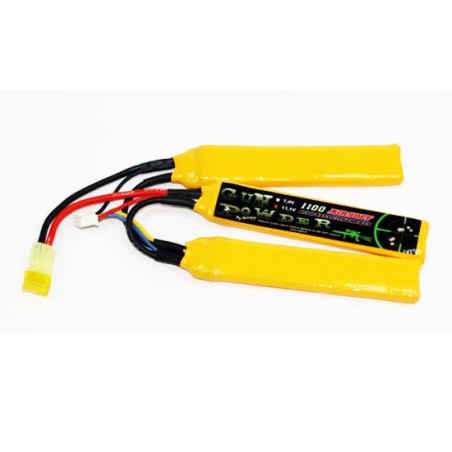 Lipo ACCCI für Funk -kontrolliertes Gerät Airsoft Gun Powder 1100 11.1V 3 Sticks | Scientific-MHD Lipo ACCCI für Funk -kontrolliertes Gerät Airsoft Gun Powder 1100 11.1V 3 Sticks | Scientific-MHD