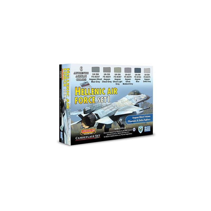 Hellenic Air Force Set 1 Acrylmalerei | Scientific-MHD