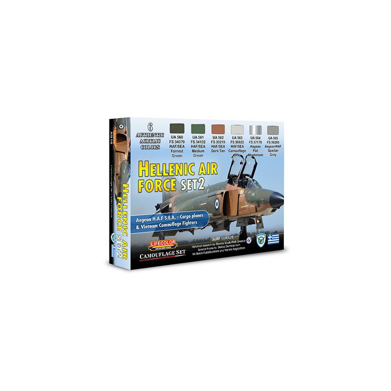 Hellenic Air Force Set 2 Acrylmalerei | Scientific-MHD