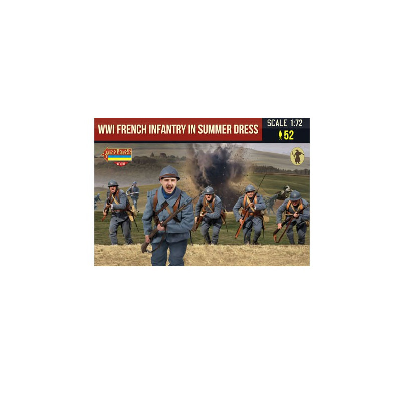 Figur WW1 Französische Infanterie im Sommerkleid | Scientific-MHD