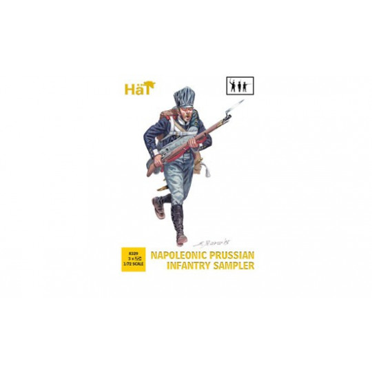 Napoleonische preußische Infanterie -Probenehmer 1/72 Figur | Scientific-MHD