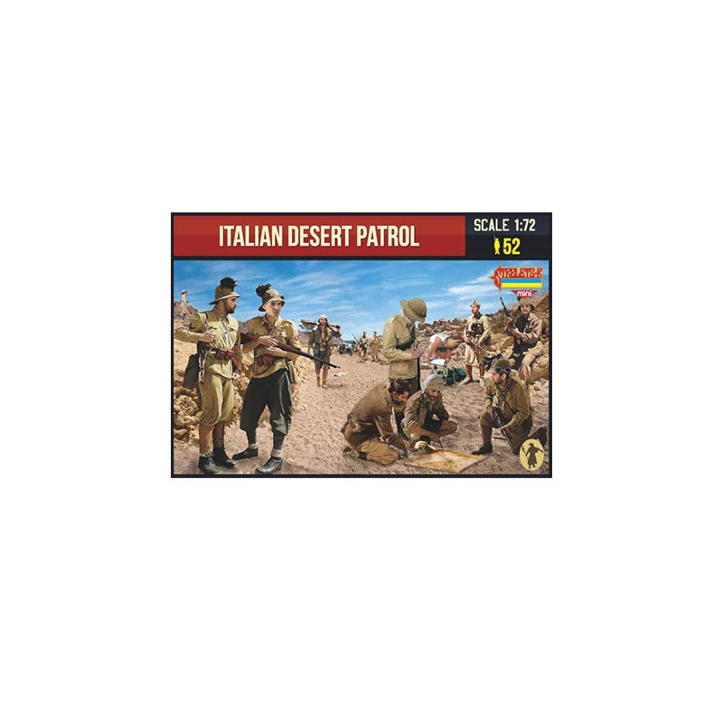 Italienische Wüstenpatrouille 1/72 Figur | Scientific-MHD