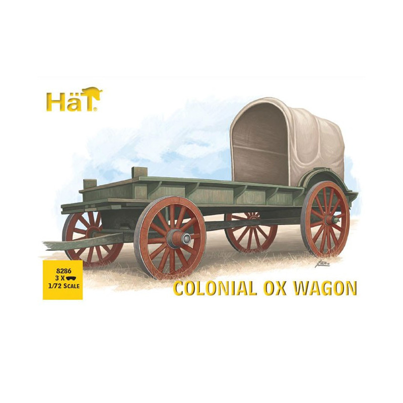 Koloniale Figur Ochsenwagen 1/72 | Scientific-MHD