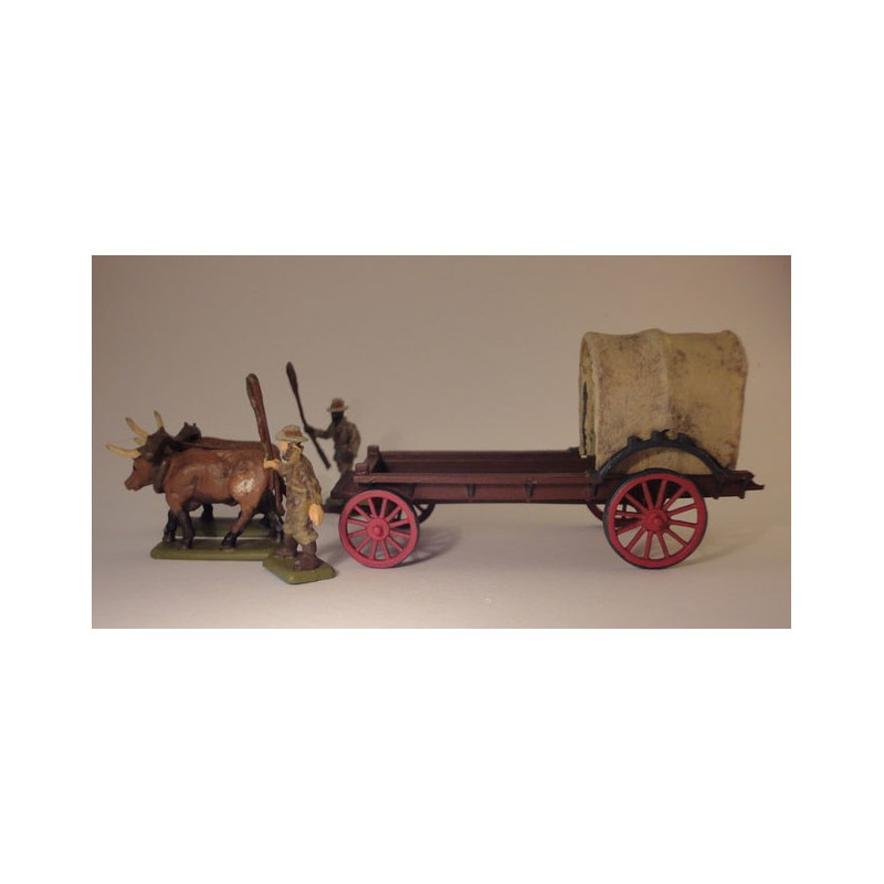 Koloniale Figur Ochsenwagen 1/72 | Scientific-MHD