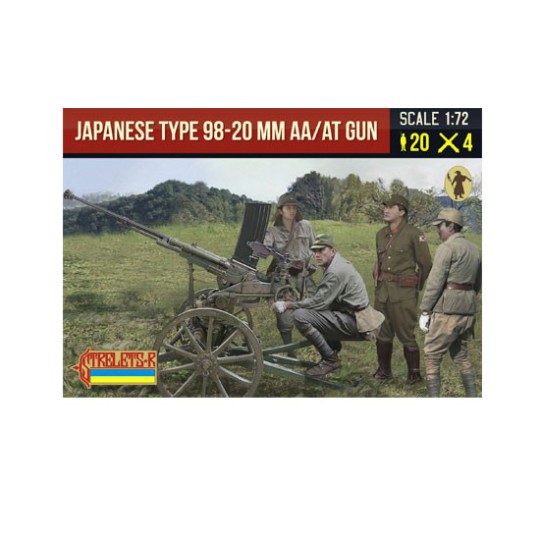 Japanische Figur Typ 98 AA 20mm Waffe Zweiten Weltkrieg Japanische Figur Typ 98 AA 20mm Waffe Zweiten Weltkrieg | Scientific-MHD