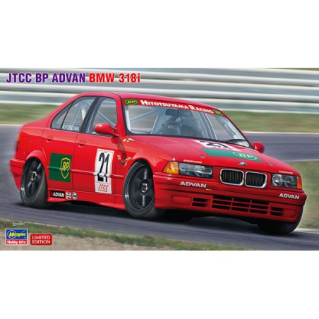 Kunststoffauto -Modell JTCC BP BMW 318I 1/24 | Scientific-MHD
