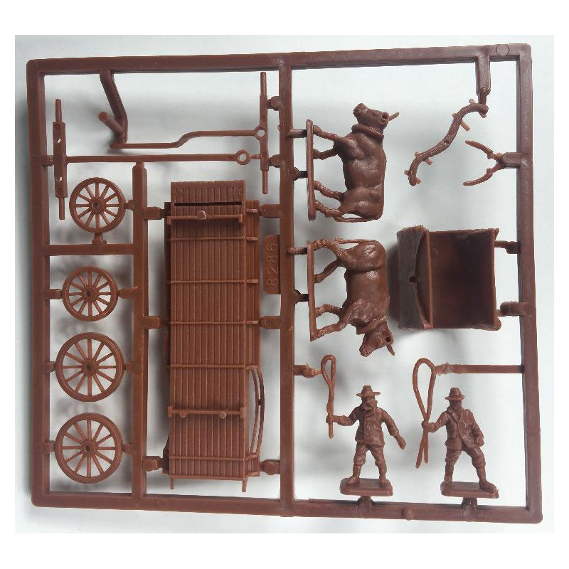 Koloniale Figur Ochsenwagen 1/72 | Scientific-MHD
