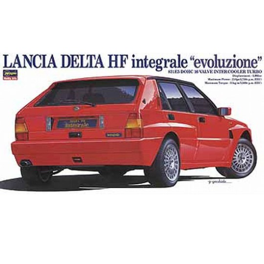 Lancia Delta HF Integ Plastikautoabdeckung. 1/24 Lancia Delta HF Integ Plastikautoabdeckung. 1/24 | Scientific-MHD