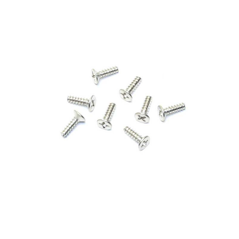 Teil für Elektroauto alle Pfad 1/10 Autobohrschraube 3x10 (8pcs) | Scientific-MHD