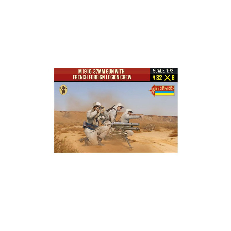Französische ausländische Legion Figur + Canon M1916 37 mm | Scientific-MHD
