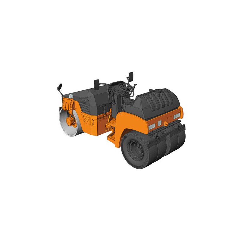Hitachi Vibrationsplastik-LKW-Modell kombinierter Roller ZC50C-5 | Scientific-MHD