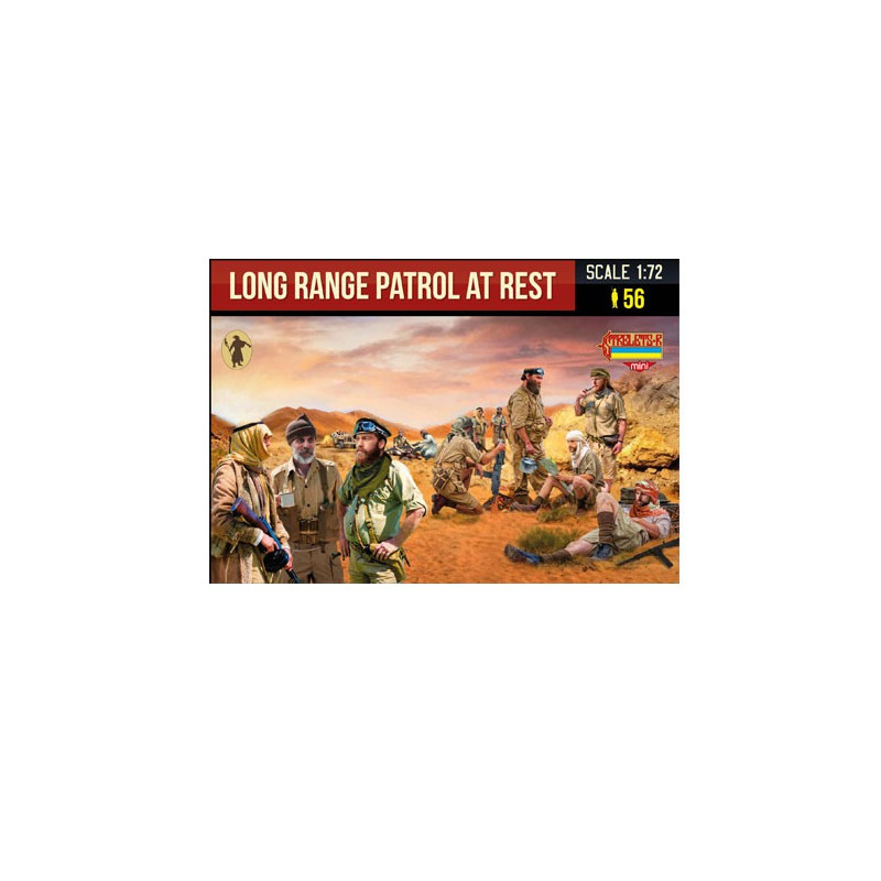 Langer Figurenpatrouillenbereich in Ruhe 1/72 | Scientific-MHD