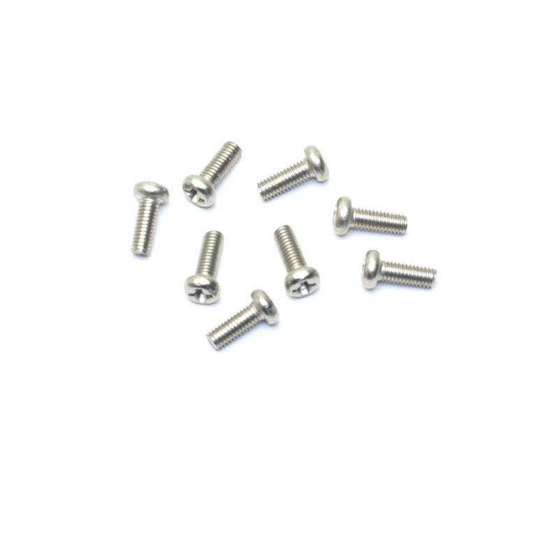 Elektroauto Raum alle Pfad 1/10 Flachkopfschraube M3x8 8pcs | Scientific-MHD