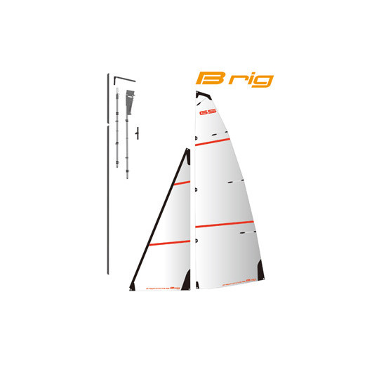 Teil für Radio -kontrollierte Segelbox Segel B in Mylar für DF65 V6 | Scientific-MHD