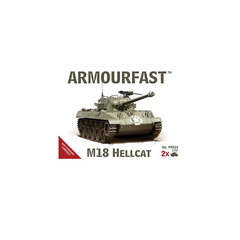 M18 Hellcat Plastik -Tankmodell bei 1/72 | Scientific-MHD